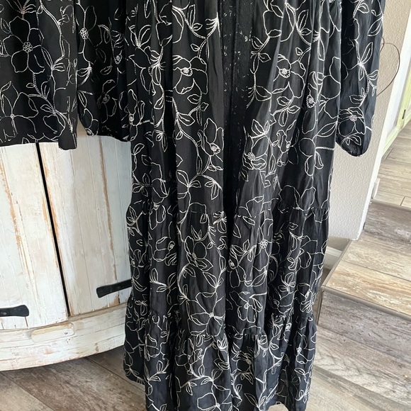 Set- Isaac Mizrahi Live! Regular Bridgehampton Embroidered Gauze matching set - Picture 13 of 15